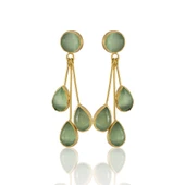 Kadir Jewellery 22 Ayar Altın Kaplama Vintage Küpe -El İşçiliği Ve Hipoalerjenik Küpe thumbnail 4