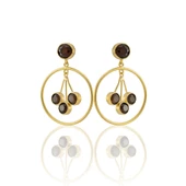 Kadir Jewellery 22 Ayar Altın Kaplama Vintage Küpe -El İşçiliği Ve Hipoalerjenik Küpe thumbnail 5