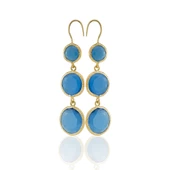 Kadir Jewellery 22 Ayar Altın Kaplama Vintage Küpe -El İşçiliği Ve Hipoalerjenik Küpe thumbnail 9