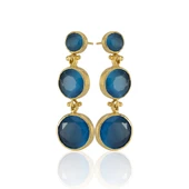 Kadir Jewellery 22 Ayar Altın Kaplama Vintage Küpe -El İşçiliği Ve Hipoalerjenik Küpe thumbnail 10