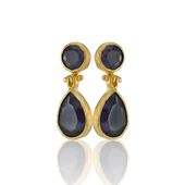 Kadir Jewellery 22 Ayar Altın Kaplama Vintage Küpe -El İşçiliği Ve Hipoalerjenik Küpe thumbnail 11