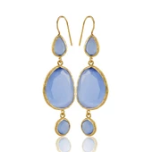 Kadir Jewellery 22 Ayar Altına Kaplama Kadın Sallantılı Küpe -El İşçiliği Ve Hipoalerjenik Küpe thumbnail 12