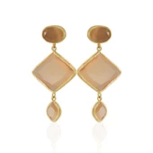 Kadir Jewellery 22 Ayar Altın Kaplama Kadın Sallantılı Küpe -El İşçiliği Ve Hipoalerjenik Küpe thumbnail 7