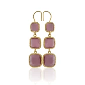 Kadir Jewellery 22 Ayar Altına Kaplama Kadın Sallantılı Küpe -El İşçiliği Ve Hipoalerjenik Küpe thumbnail 1