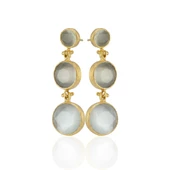 Kadir Jewellery 22 Ayar Altın Kaplama Vintage Küpe -El İşçiliği Ve Hipoalerjenik Küpe thumbnail 12