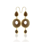 Kadir Jewellery 22 Ayar Altın Kaplama Kadın Sallantılı Küpe -El İşçiliği Ve Hipoalerjenik Küpe thumbnail 5