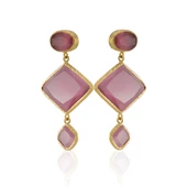 Kadir Jewellery 22 Ayar Altın Kaplama Kadın Sallantılı Küpe -El İşçiliği Ve Hipoalerjenik Küpe thumbnail 6