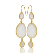 Kadir Jewellery 22 Ayar Altına Kaplama Kadın Sallantılı Küpe -El İşçiliği Ve Hipoalerjenik Küpe thumbnail 11