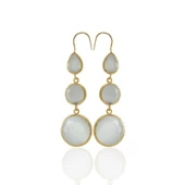 Kadir Jewellery 22 Ayar Altın Kaplama Kadın Sallantılı Küpe -El İşçiliği Ve Hipoalerjenik Küpe thumbnail 12