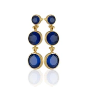 Kadir Jewellery 22 Ayar Altın Kaplama Vintage Küpe -El İşçiliği Ve Hipoalerjenik Küpe thumbnail 9