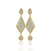 Kadir Jewellery 22 Ayar Altın Kaplama Kadın Sallantılı Küpe -El İşçiliği Ve Hipoalerjenik Küpe thumbnail 12