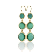 Kadir Jewellery 22 Ayar Altın Kaplama Vintage Küpe -El İşçiliği Ve Hipoalerjenik Küpe thumbnail 2