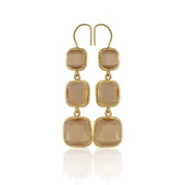 Kadir Jewellery 22 Ayar Altına Kaplama Kadın Sallantılı Küpe -El İşçiliği Ve Hipoalerjenik Küpe thumbnail 7