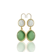 Kadir Jewellery 22 Ayar Altın Kaplama Kadın İnci Küpe -El İşçiliği Ve Hipoalerjenik Küpe thumbnail 3