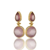 Kadir Jewellery 22 Ayar Altın Kaplama Vintage Küpe -El İşçiliği Ve Hipoalerjenik Küpe thumbnail 6