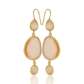 Kadir Jewellery 22 Ayar Altına Kaplama Kadın Sallantılı Küpe -El İşçiliği Ve Hipoalerjenik Küpe thumbnail 7