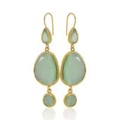 Kadir Jewellery 22 Ayar Altına Kaplama Kadın Sallantılı Küpe -El İşçiliği Ve Hipoalerjenik Küpe thumbnail 4