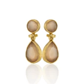 Kadir Jewellery 22 Ayar Altın Kaplama Vintage Küpe -El İşçiliği Ve Hipoalerjenik Küpe thumbnail 7