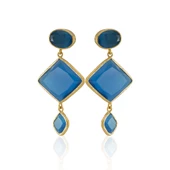 Kadir Jewellery 22 Ayar Altın Kaplama Kadın Sallantılı Küpe -El İşçiliği Ve Hipoalerjenik Küpe thumbnail 10