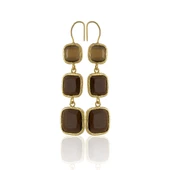 Kadir Jewellery 22 Ayar Altına Kaplama Kadın Sallantılı Küpe -El İşçiliği Ve Hipoalerjenik Küpe thumbnail 5