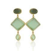 Kadir Jewellery 22 Ayar Altın Kaplama Kadın Sallantılı Küpe -El İşçiliği Ve Hipoalerjenik Küpe thumbnail 4