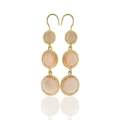 Kadir Jewellery 22 Ayar Altın Kaplama Vintage Küpe -El İşçiliği Ve Hipoalerjenik Küpe thumbnail 6