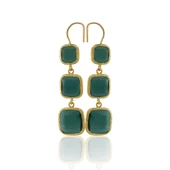 Kadir Jewellery 22 Ayar Altına Kaplama Kadın Sallantılı Küpe -El İşçiliği Ve Hipoalerjenik Küpe thumbnail 2