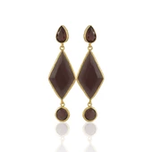 Kadir Jewellery 22 Ayar Altın Kaplama Kadın Sallantılı Küpe -El İşçiliği Ve Hipoalerjenik Küpe thumbnail 8