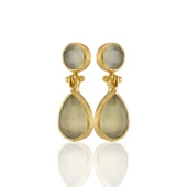 Kadir Jewellery 22 Ayar Altın Kaplama Vintage Küpe -El İşçiliği Ve Hipoalerjenik Küpe thumbnail 12