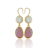 Kadir Jewellery 22 Ayar Altın Kaplama Kadın İnci Küpe -El İşçiliği Ve Hipoalerjenik Küpe thumbnail 6