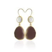 Kadir Jewellery 22 Ayar Altın Kaplama Kadın Sallantılı Küpe -El İşçiliği Ve Hipoalerjenik Küpe - 8