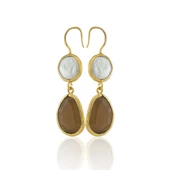 Kadir Jewellery 22 Ayar Altın Kaplama Kadın İnci Küpe -El İşçiliği Ve Hipoalerjenik Küpe thumbnail 5