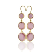 Kadir Jewellery 22 Ayar Altın Kaplama Vintage Küpe -El İşçiliği Ve Hipoalerjenik Küpe thumbnail 5