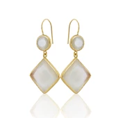 Kadir Jewellery 22 Ayar Altın Kaplama Kadın Sallantılı Küpe -El İşçiliği Ve Hipoalerjenik Küpe thumbnail 12