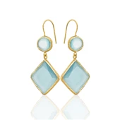 Kadir Jewellery 22 Ayar Altın Kaplama Kadın Sallantılı Küpe -El İşçiliği Ve Hipoalerjenik Küpe thumbnail 10