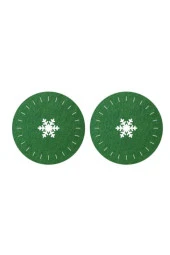 Keçe Yılbaşı Temalı Amerikan Servisi 2 Li Servis Supla thumbnail 2