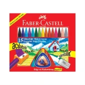 Faber Castell Mum Boya Wax Crayon 15 Renk Hediyeli - 1