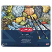Derwent Studio Colour Pencil Kuru Boya Kalemi 24lü Set thumbnail 2
