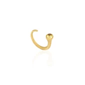 Kadir Jewellery 22 Ayar Altın Kaplama Zirkon Taşlı Ayarlanabilir Kadın Minimal Yüzük - 10