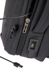 U.s. Polo Assn. Unisex Çok Gözlü Seyahat Günlük Sırt Çantası Siyah PLCAN24489 thumbnail 2