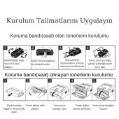 Brother TN-466Y Sarı Toner Muadil - HL-L8360CDW - MFC-L8690CDW - 5