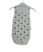 BABYTOO YILDIZ DESENLİ SIFIR KOL UNISEX BEBE ZIBIN - 1