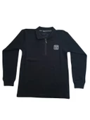 SURVIVOR POLO YAKA FERMUAR PENYE INTERKLOK ERKEK ÇOCUK SWEAT - 1