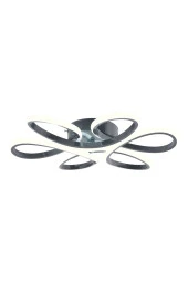 Dekorluna Elvis Modern Füme Plafonyer Tavana Sıfır 3 Renk Işık Salon Mutfak Yatak Odası Led Avize - 4
