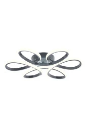 Dekorluna Elvis Modern Füme Plafonyer Tavana Sıfır 3 Renk Işık Salon Mutfak Yatak Odası Led Avize - 5