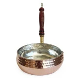 Shark Anatolia Ahşap Kulplu Bakır Salsa Sosluk No:1 - 3