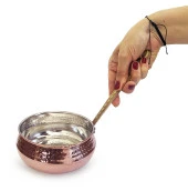 Shark Anatolia Pirinç Kulplu Bakır Salsa Sosluk No:1 - 4