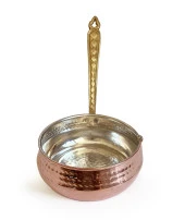 Shark Anatolia Pirinç Kulplu Bakır Salsa Sosluk No:2 - 5