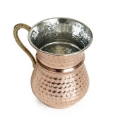 Shark Anatolia Kordonlu Bakır Maşrapa Bardak - 5