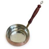 Shark Anatolia Ahşap Kulplu Bakır Salsa Sosluk No:1 - 5